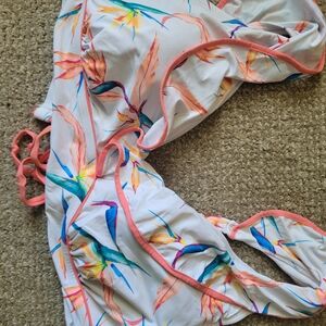 Floral Print One Piece Swimsuit top